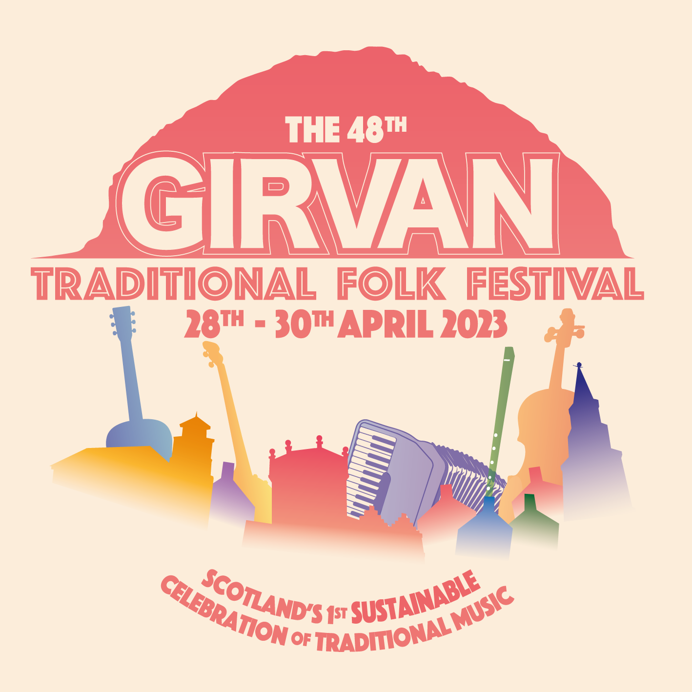 Poster for The 48th Girvan Traditional Folk Festival