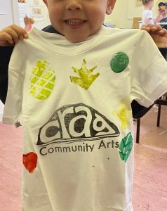 CRAG Community Arts - t-shirt printing workshop